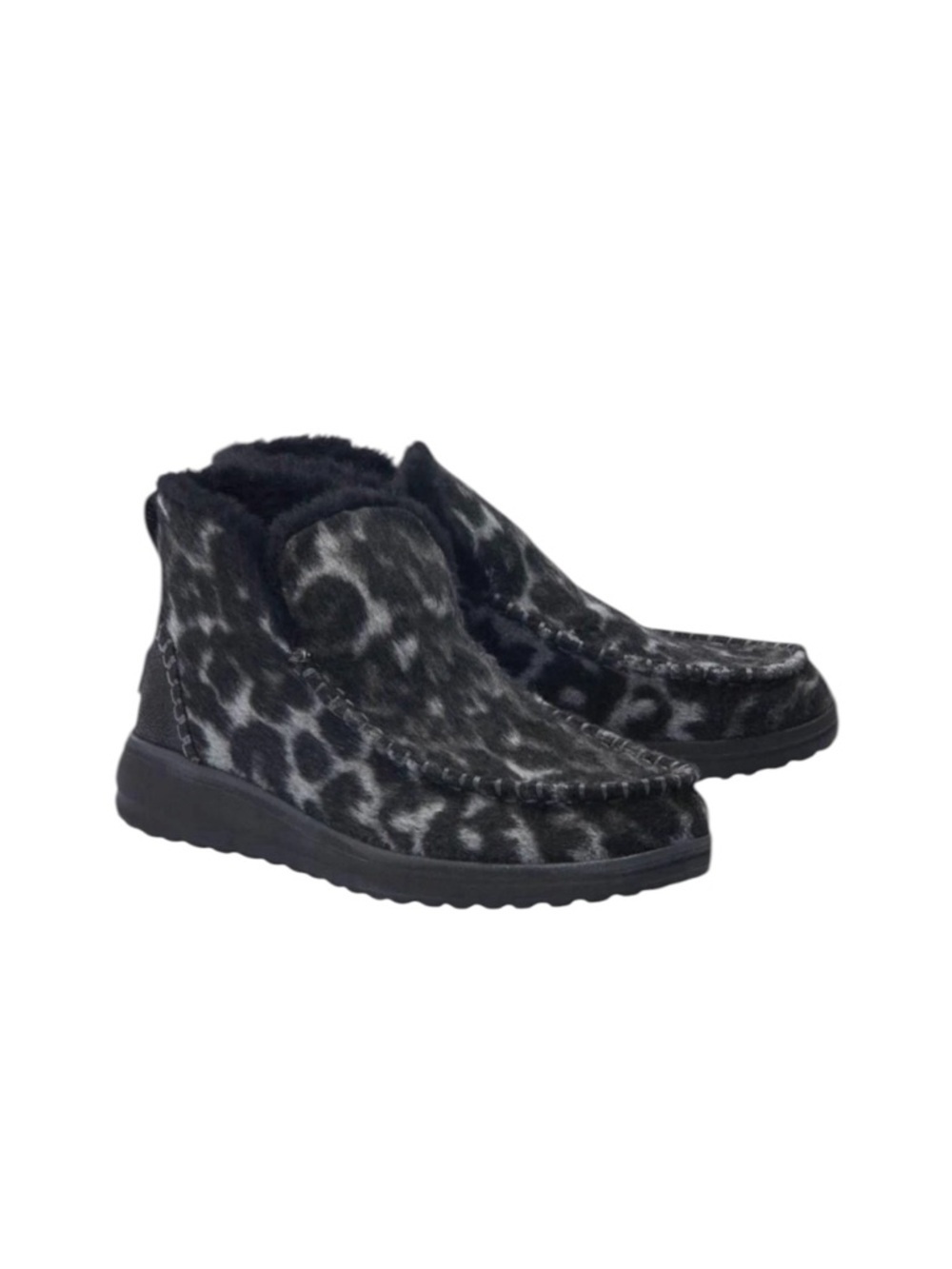 NEW Hey Dude Women’s Denny Marble Gray High Top Comfort Shoe Boots Size 7